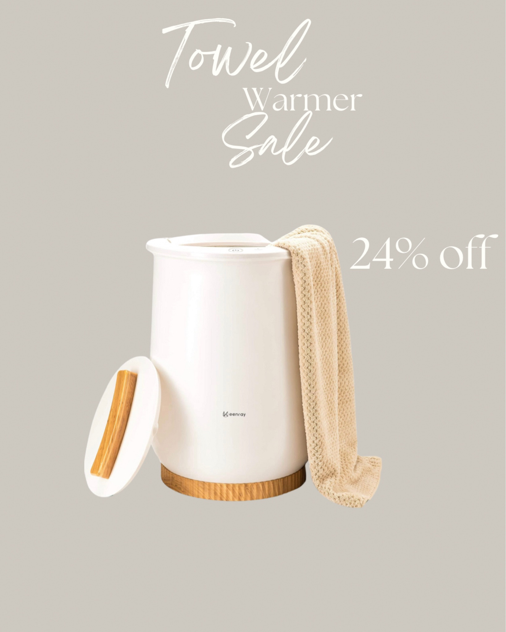 Towel warmer on sale! 24%off

#LTKGiftGuide #LTKhome #LTKfindsunder50