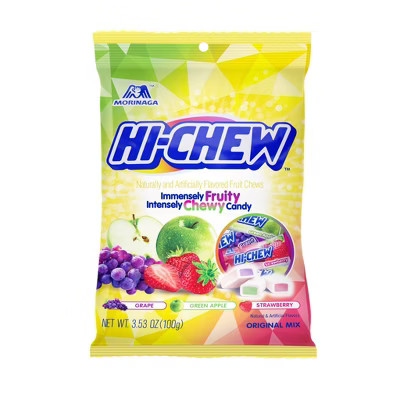 Morinaga Hi-Chew Original Mix Strawberry Grape Green Apple Fruit Chews 3.53oz | Target