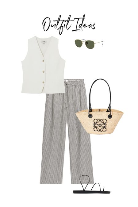 Linen trousers & waistcoat outfit.
A lovely outfit idea for summer or a city break! 


#LTKsummer #LTKstyletip #LTKsale