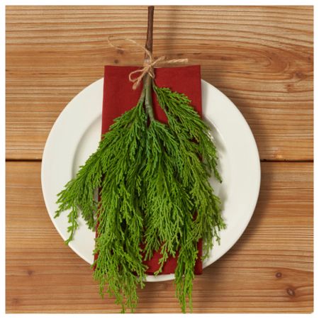 These sweet swags are perfect for a place setting, the back of a chair, or hang on a door or cabinet knob. The ideas are endless. 
.
#fauxgreenery #realtouchgreenery #christmasgreenery

#LTKhome #LTKHoliday #LTKSeasonal