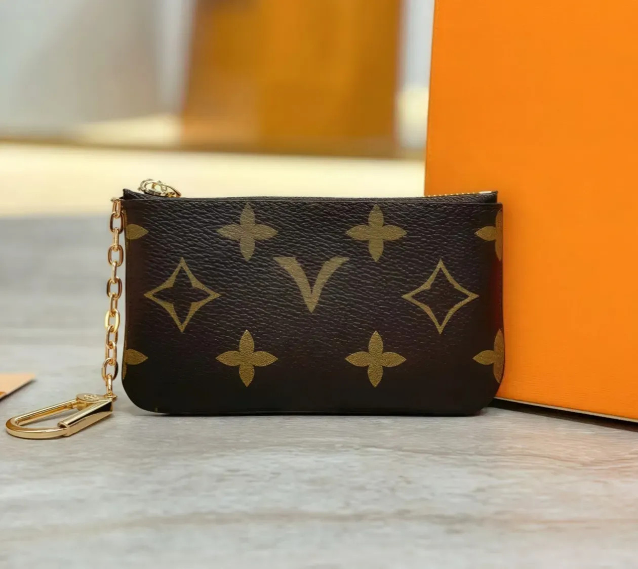 Fashion women mens luxury designer corn purse KEY POUCH Keychain makeup crossbody shoulder beach ... | DHGate