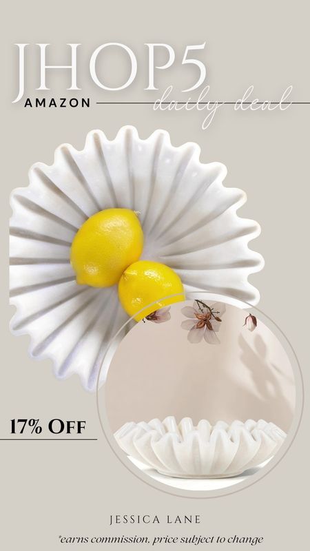 Amazon daily deal, same 17% on this gorgeous ruffled bowl. Home Decor, home accents, ruffled bowl, decorative bowl, fruit bowl, Amazon home, Amazon deal

#LTKsalealert #LTKhome #LTKstyletip