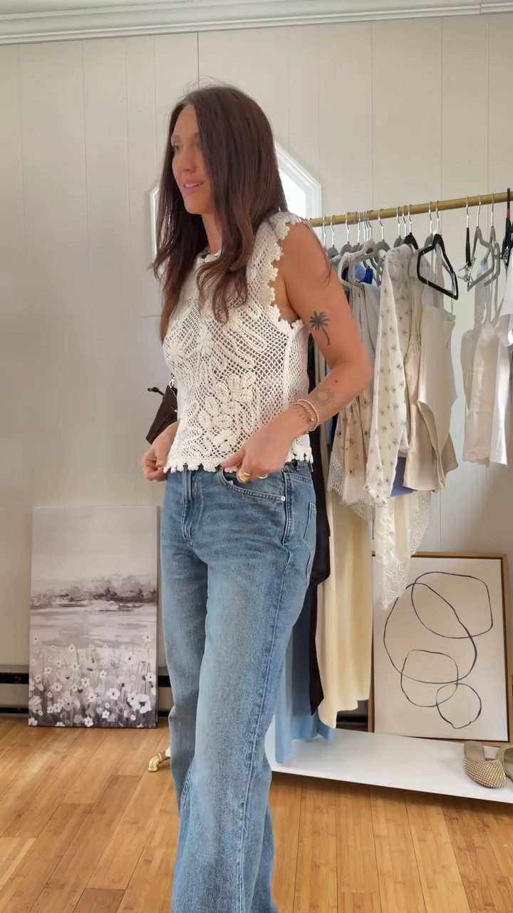 Wearing the small 🌸You’re going to love this gorgeous crochet detail top!

#LTKFestival #LTKootd