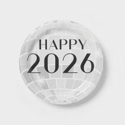 20ct New Year's Eve Disco Snack Plates - Spritz™ | Target