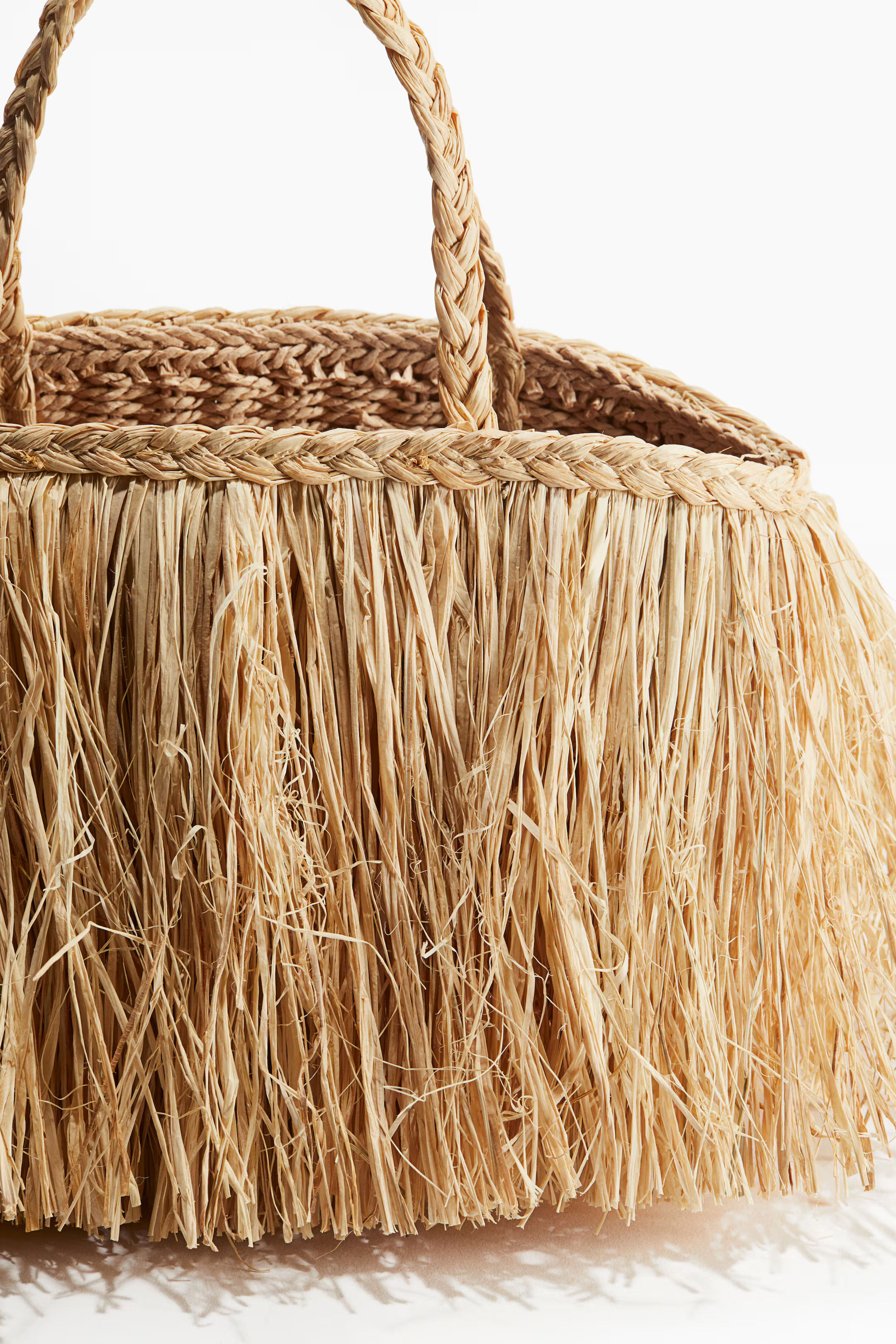 Straw Bag with Fringe | H&M (US + CA)