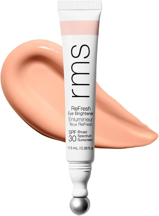 RMS Beauty ReFresh Eye Brightener SPF 30 - Tinted Under Eye Corrector & Mineral Sunscreen - Depuf... | Amazon (US)