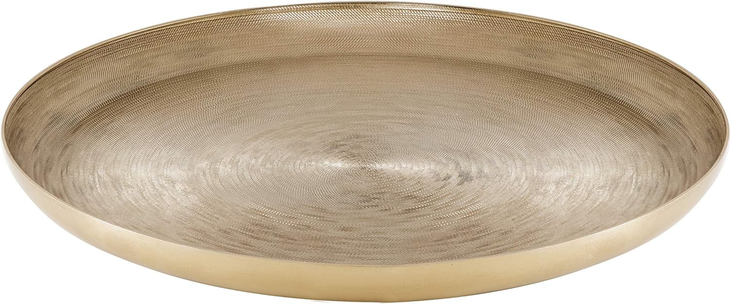 Kate and Laurel Stovring Mid-Century Tray, 16 Inch Diameter, Gold, Modern Tray for Serving, Stora... | Amazon (US)