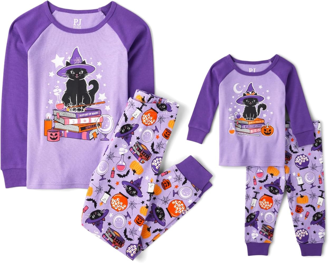 The Children's Place Baby and Kids', Sibling Matching, Holiday Pajama Sets, Cotton | Amazon (US)