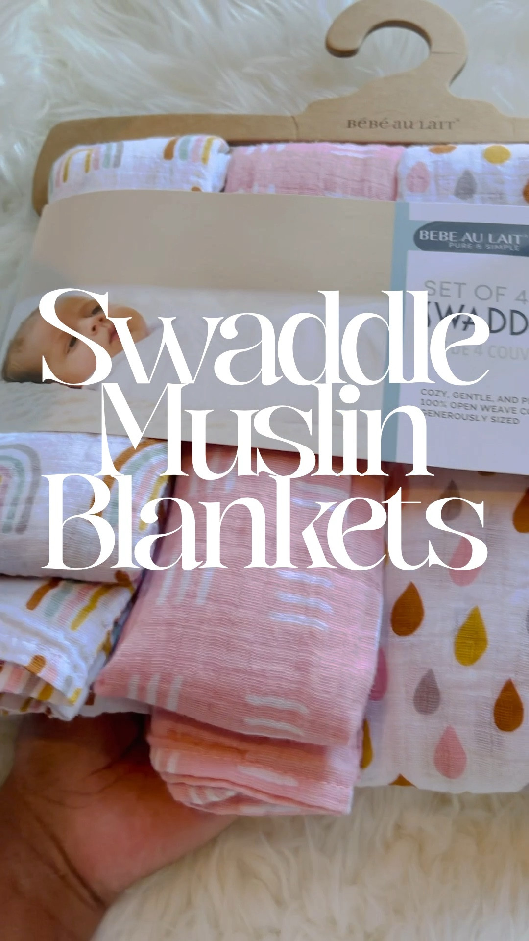 boutique silky soft swaddles 3 pack curated on LTK