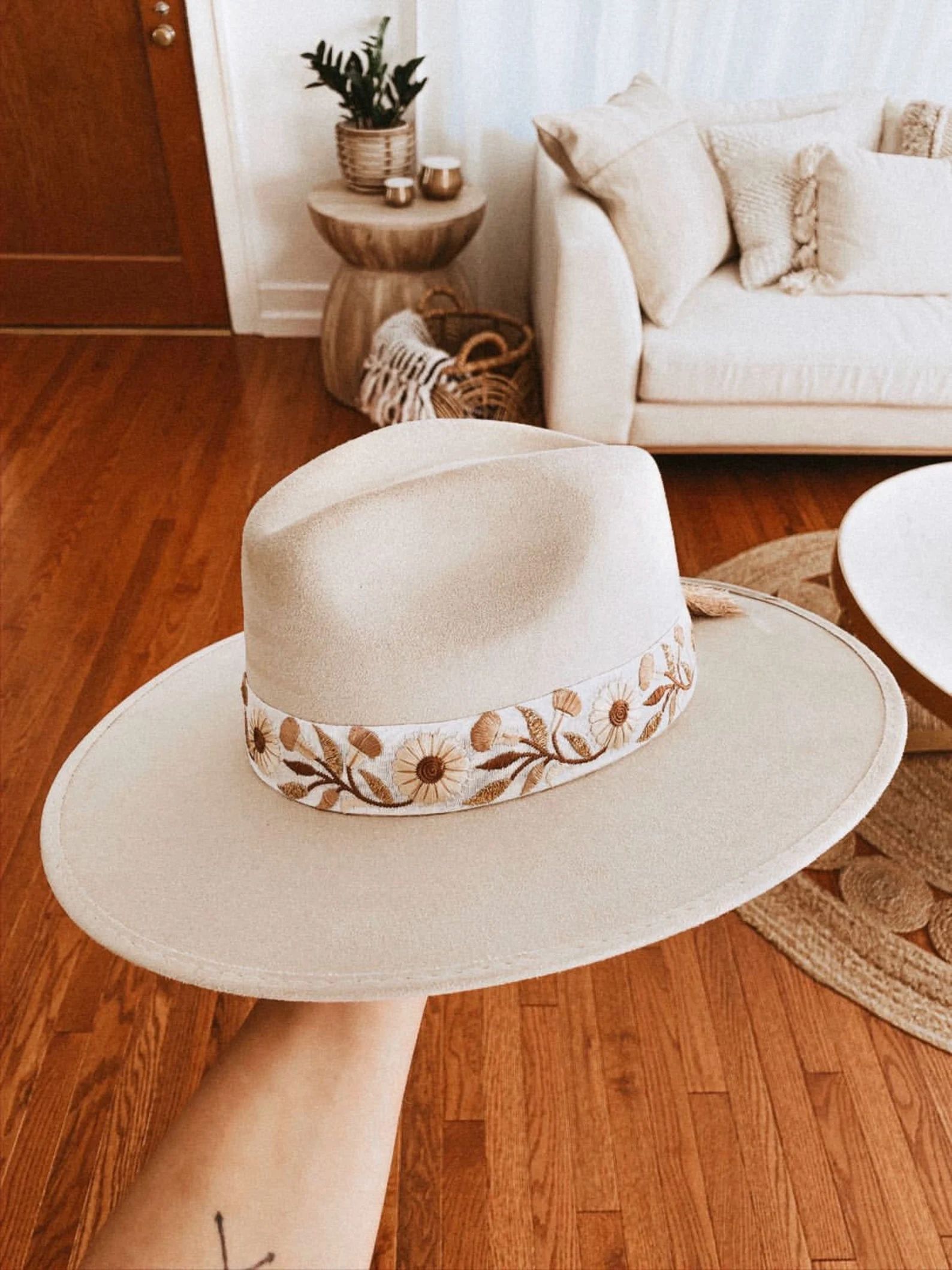 Fedora Suede Hat alba Ivory Color | Etsy | Etsy (US)