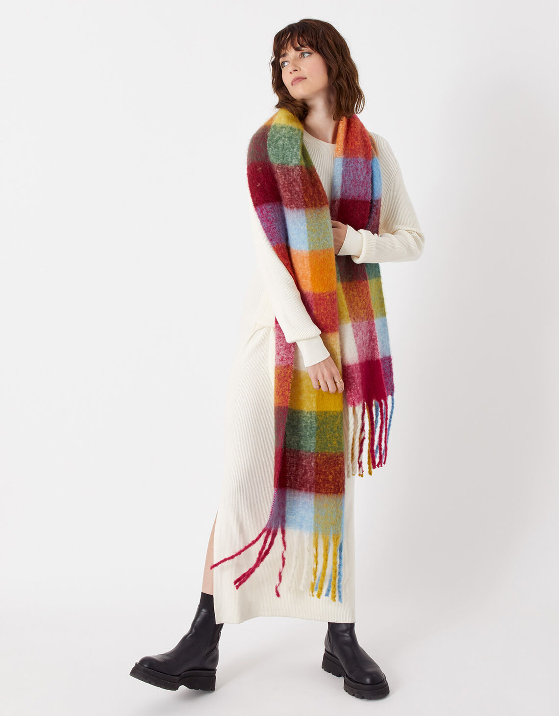 Bright Fluffy Scarf | Accessorize (Global)