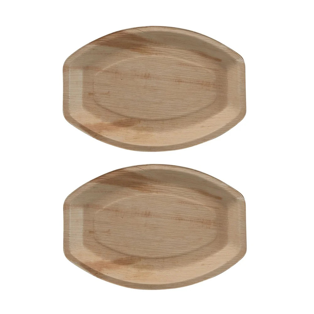 Dried Areca Palm Leaf Dinner Plates - Set of 6 | APIARY by The Busy Bee