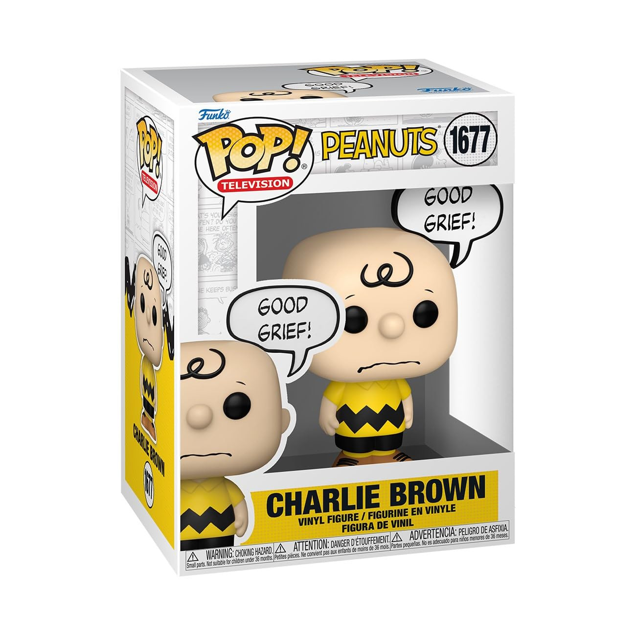 Funko Pop Animation: Peanuts - Charlie Brown - Classic Peanuts - Collectable Vinyl Figure - Gift ... | Amazon (US)