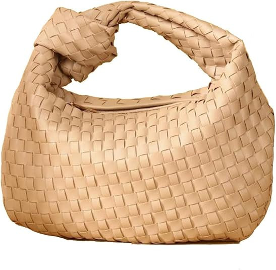 Womens Fashion Woven Bag Intrecciato Leather Bag Shoulder Bag Lady Crossbody Hobo Knotted Casual ... | Amazon (US)