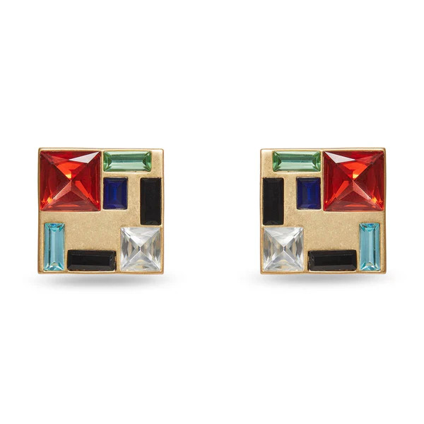 THE MET X LELE MONDRIAN COMPOSITION EARRINGS | LELE SADOUGHI