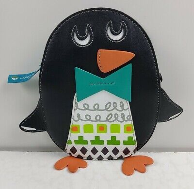 Lily Bloom Penguin Critter Corner Mini Bag Pouch -Strap Missing | eBay US