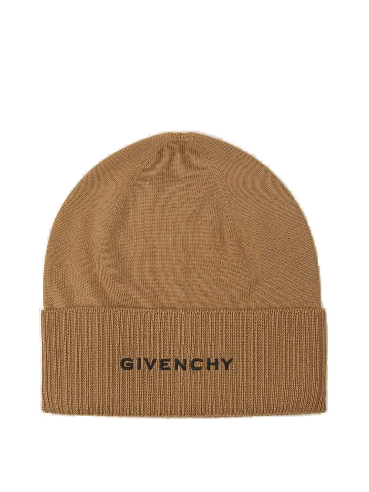 Givenchy Logo Embroidered Knit Beanie | Cettire Global