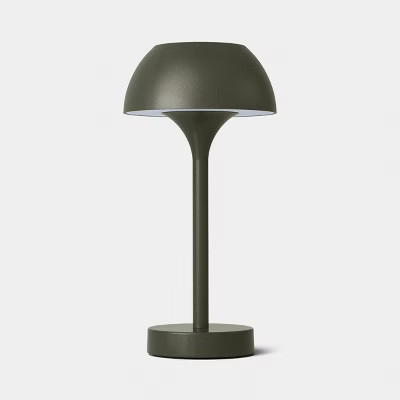 Battery/Solar LED Outdoor Touch Accent Table Lamp Green - Threshold™ | Target