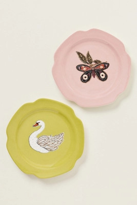 Alchemia Stoneware Canapé Plate | Anthropologie (US)