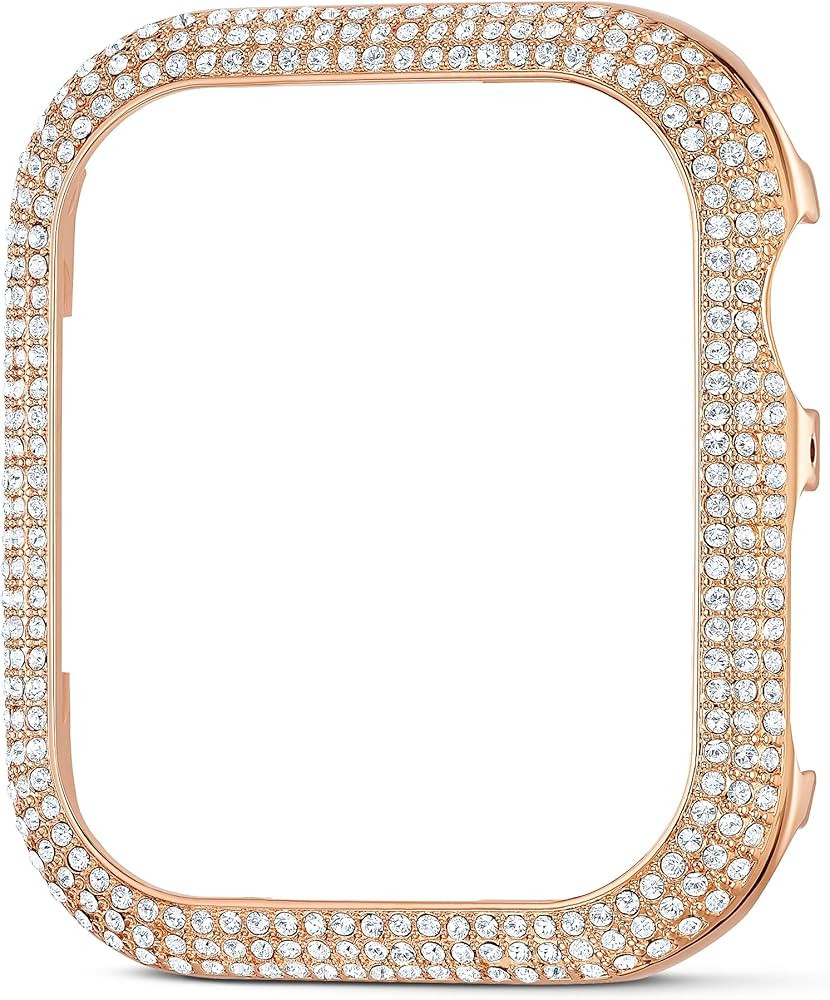 Swarovski Sparkling Smartwatch Case Compatible with Apple Watch Series 4 and 5, 40mm, Rose-Gold T... | Amazon (US)