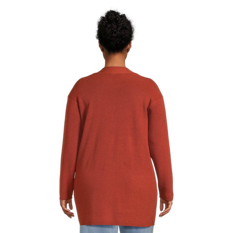 Terra & Sky Women's Plus Size Open Front Cardigan - Walmart.com | Walmart (US)