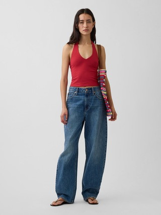 CloseKnit Halter Crop Top | Gap (US)