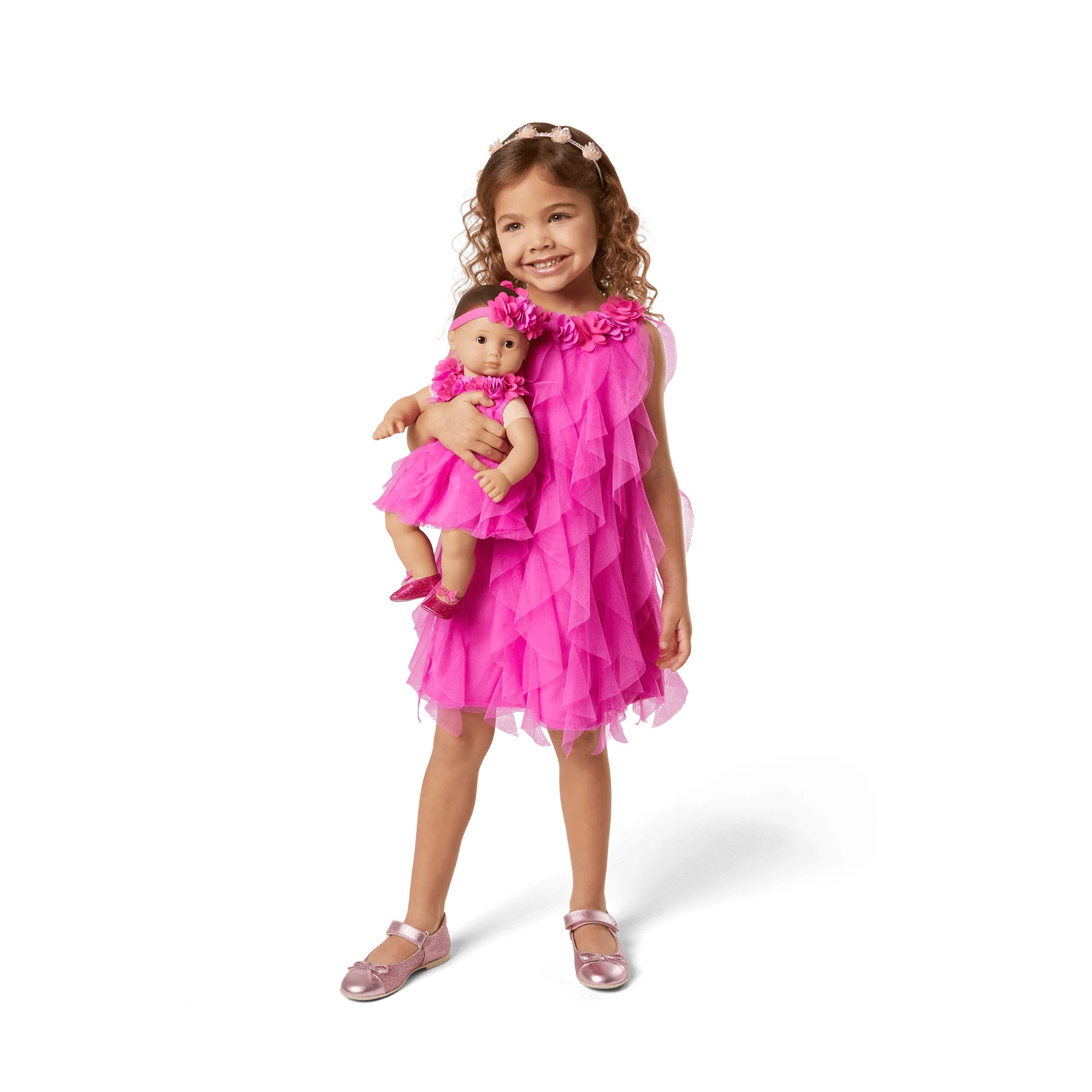 Party-Pink Birthday Dresses for Little Girls & Bitty Baby® Dolls | American Girl
