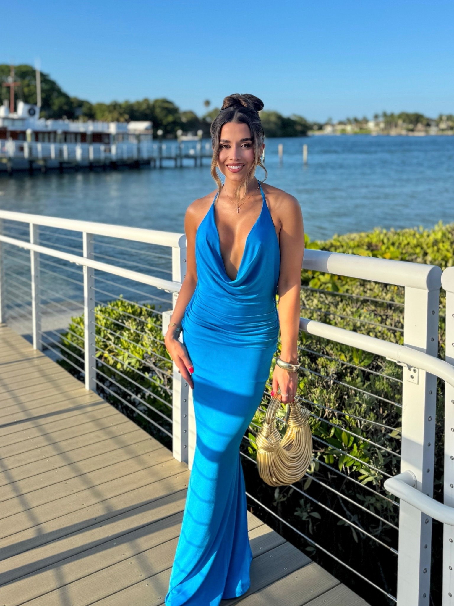 Revolve 
Katie May Turquoise Gown
Size XS

Amazon gold purse 
Amazon gold earrings 
wedding 
maxi dress 
wedding guest 
bridesmaids 
cocktail dress 


#LTKPetite #LTKBeauty #LTKWedding