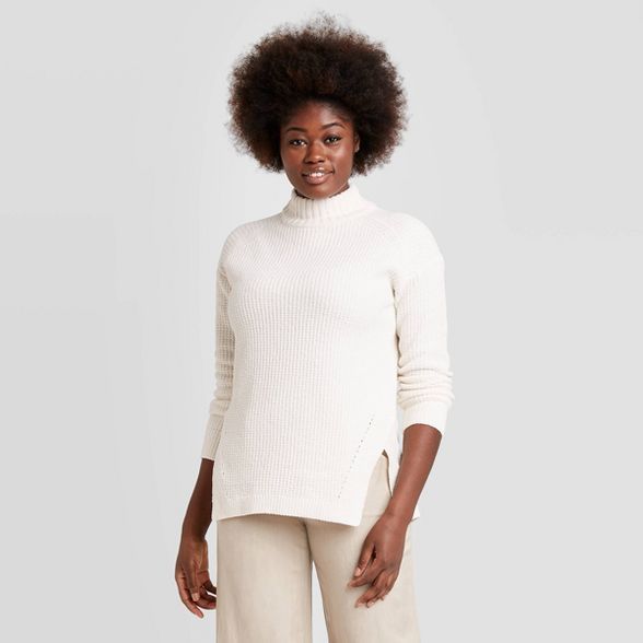 Women's Mock Turtleneck Tunic Pullover Sweater - A New Day™ | Target