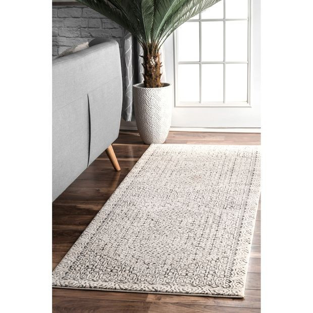 Light Gray Diamond Mosaic Area Rug | Rugs USA