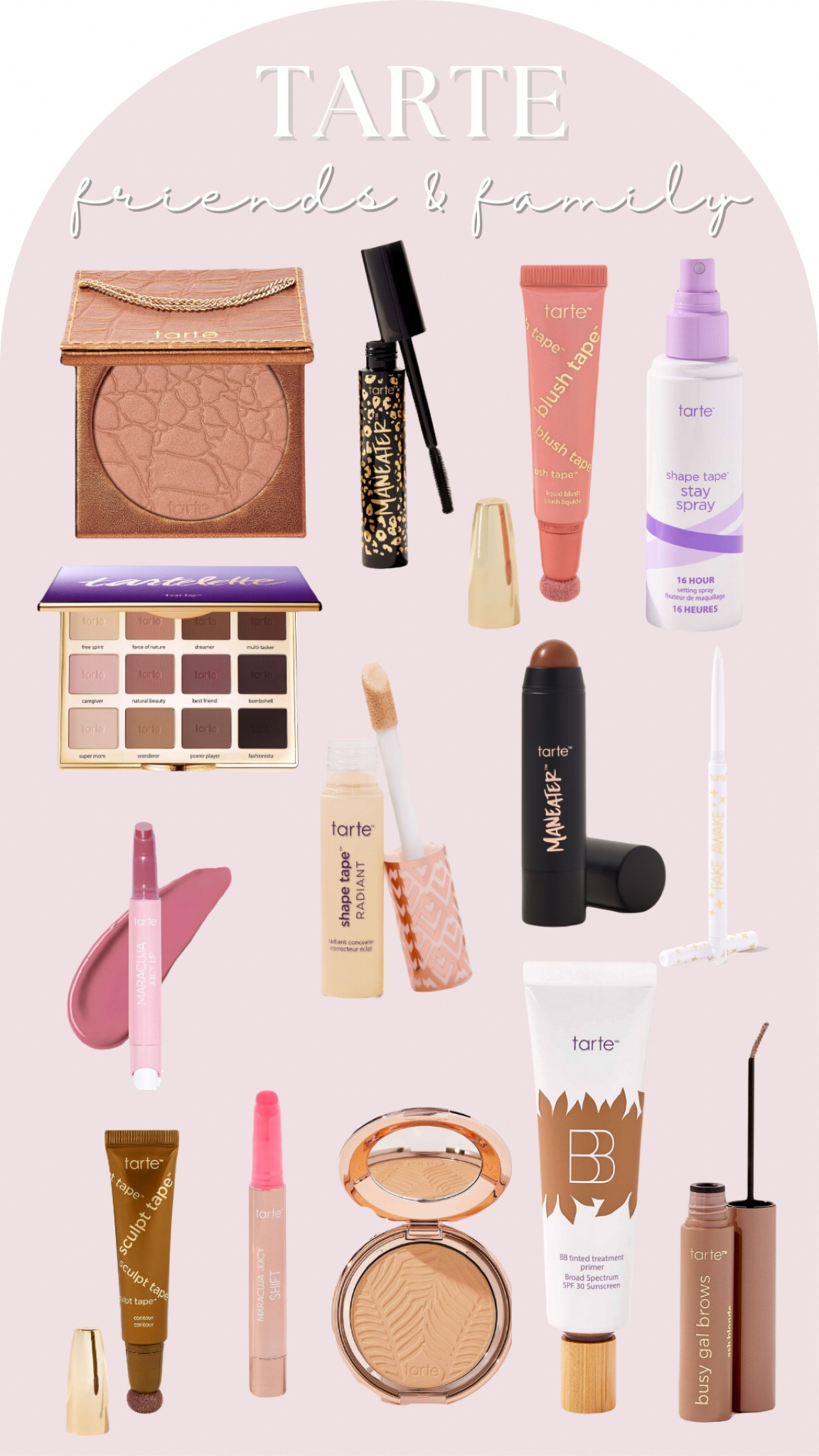 Tarte Friends and Family Sale! Everything is 30% off using FAM30 at checkout + free shipping! 

#LTKsalealert #LTKbeauty