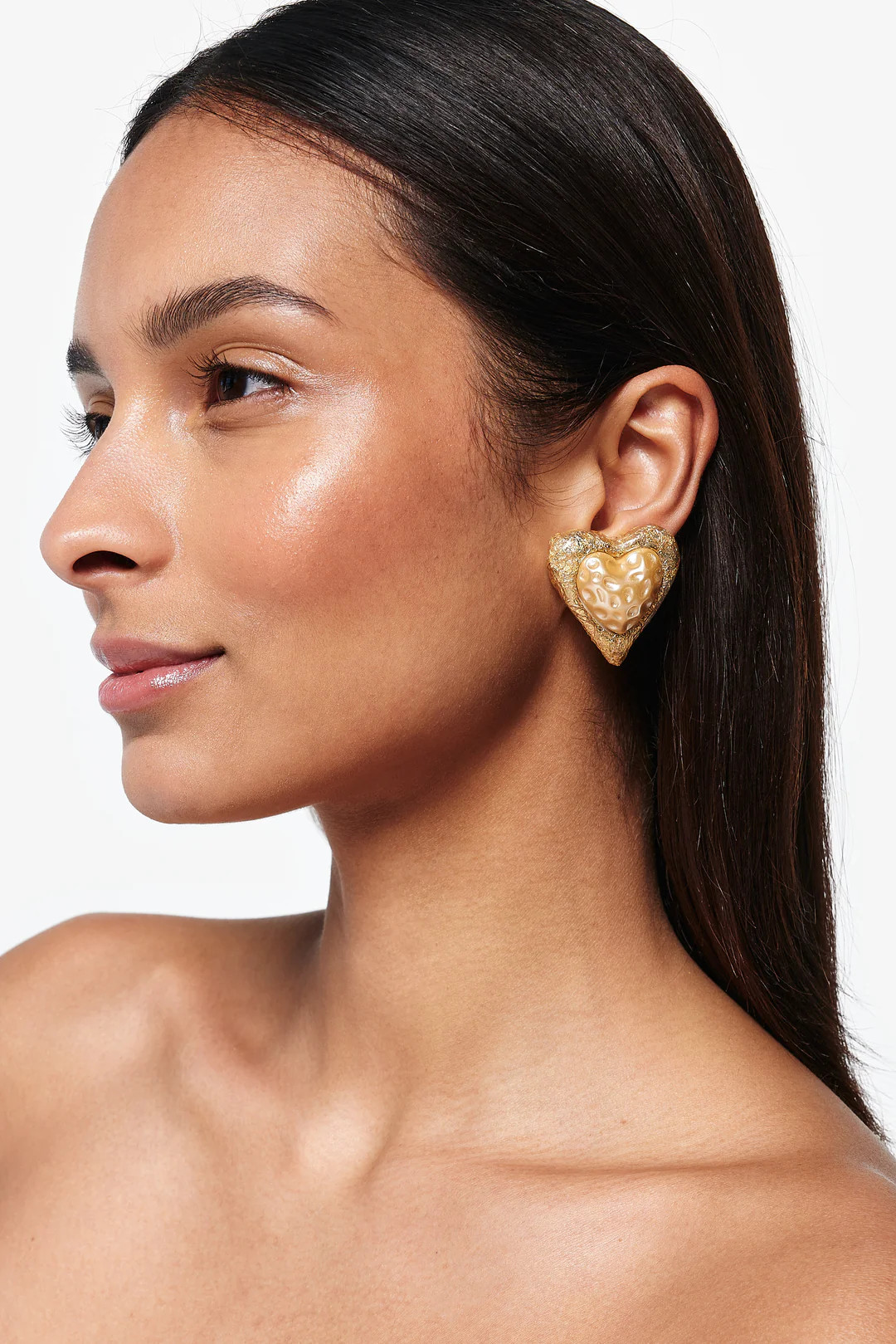 Heart Studs - Gold | COUPER