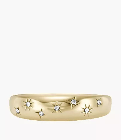 Sadie Under the Stars Gold-Tone Stainless Steel Ring | Fossil (US)