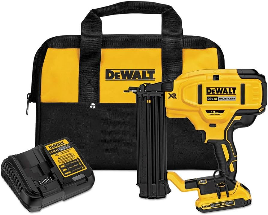 DEWALT 20V MAX* Cordless Brad Nailer Kit, 18GA (DCN680D1) | Amazon (US)