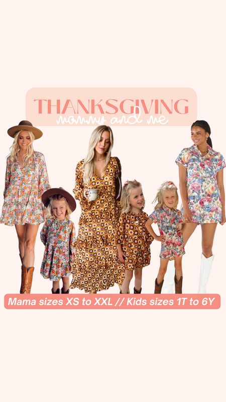 Mommy & Me Outfits for Fall or Thanksgiving 🧡🎀🧸🍂 

Matching Outfits | Girls Fashion | Mommy and Me | Thanksgiving Outfits

#LTKSeasonal #LTKsalealert #LTKfamily