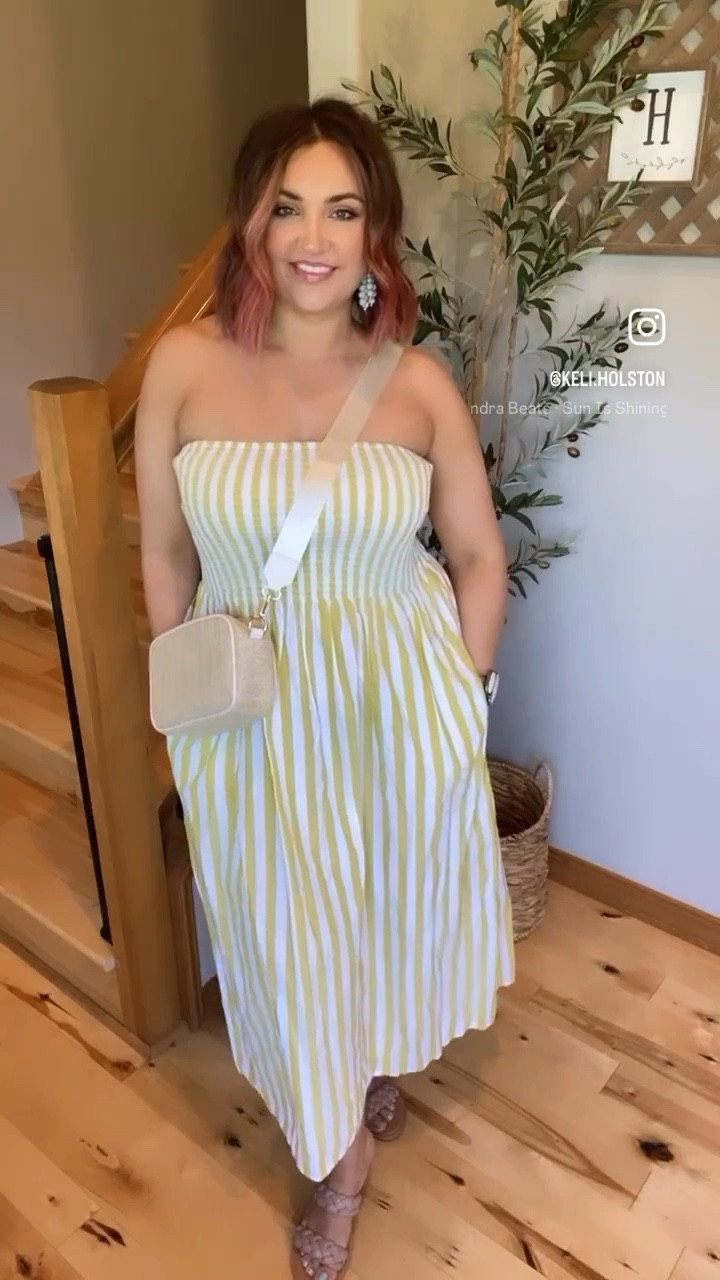 Summer dress with pockets! Size down! 

#LTKunder50 #LTKSeasonal #LTKcurves