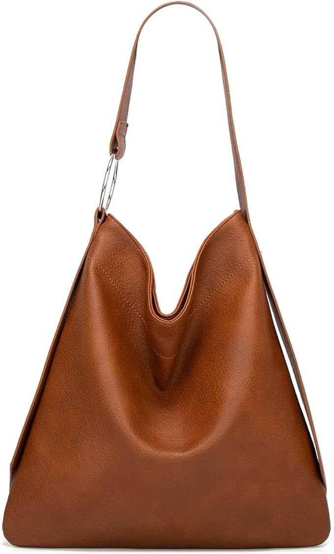 Shoulder Bags Shoulder Bag Soft Large-Capacity Fashion All-Match Handbag, Tote Bag, PU Soft Leath... | Amazon (US)