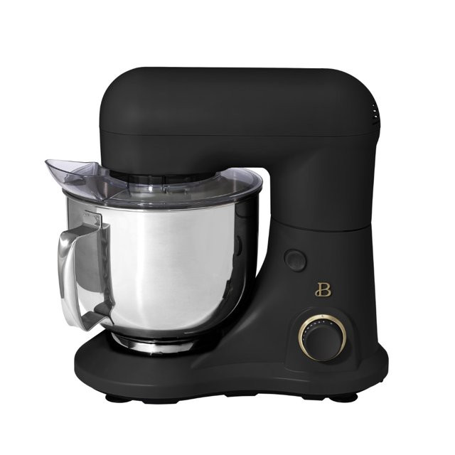 Beautiful 5.3 qt Stand Mixer, Lightweight & Powerful with Tilt-Head, Black Sesame by Drew Barrymo... | Walmart (US)