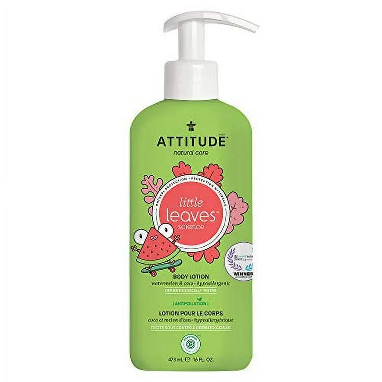 ATTITUDE Natural Body Lotion for Kids For Sensitive Skin (EWG Verified, Hypoallergenic), Watermel... | Walmart (US)
