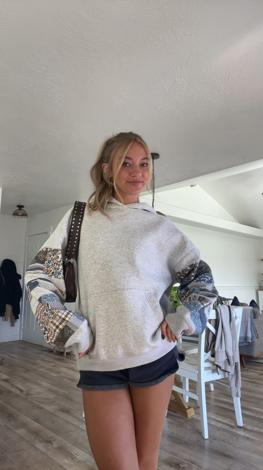 sweatshirts a small! shoes size 6! 