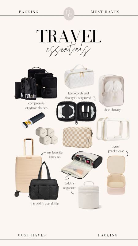 Travel essentials ✈️


Packing must haves 
Packing organization 
Packing essentials 
Carry on organization 

#LTKstyletip #LTKtravel #LTKfindsunder100