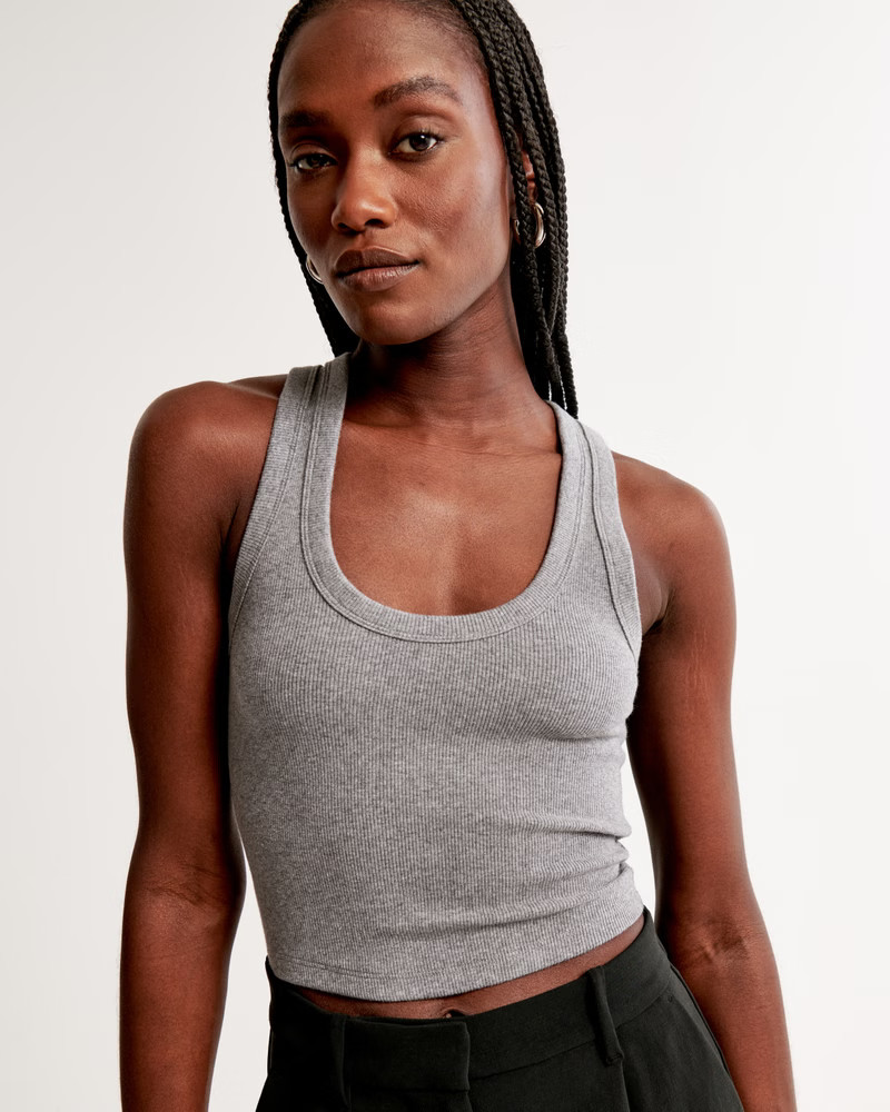 Essential Scoopneck Tank | Abercrombie & Fitch (US)