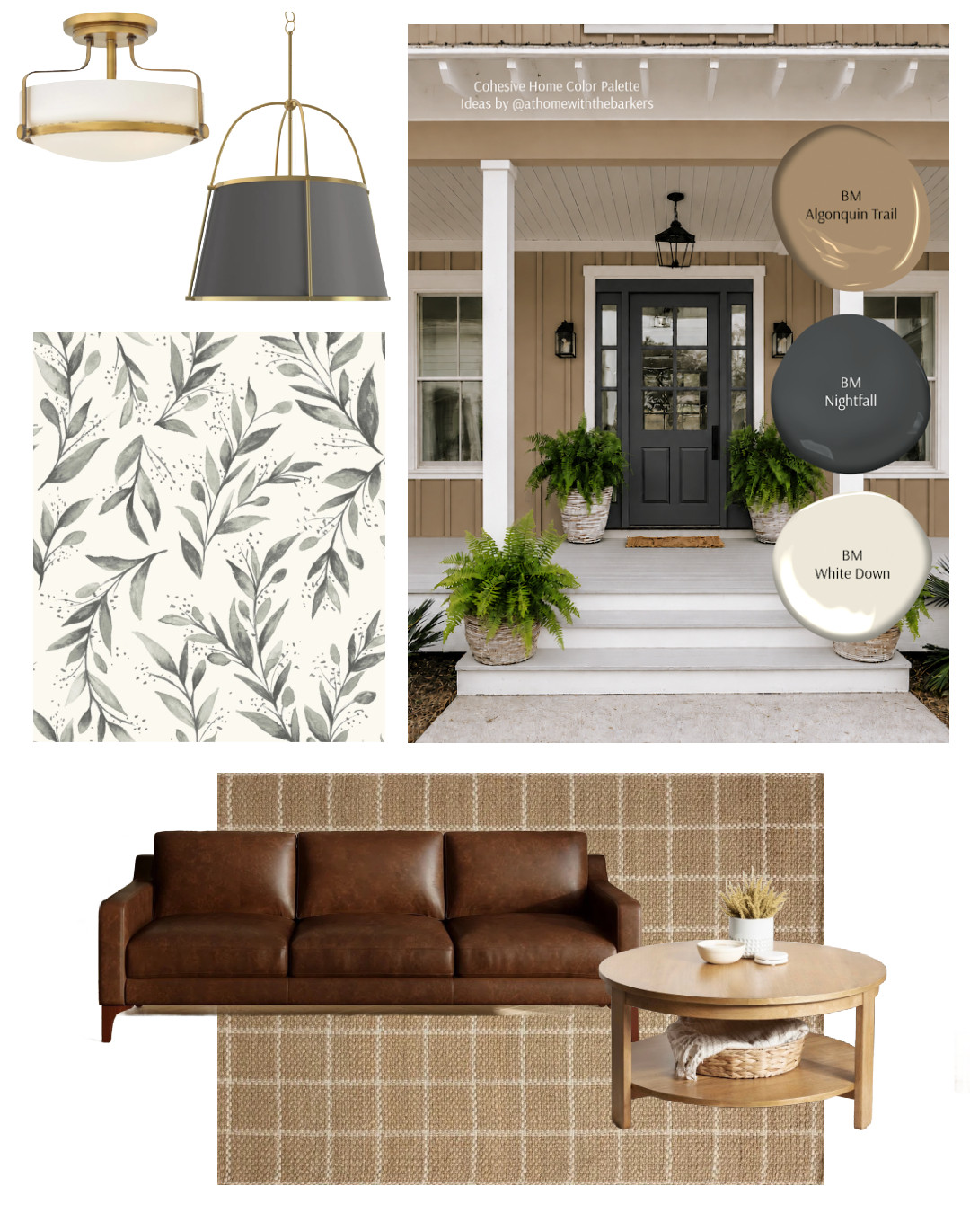 DIY home decorating, Take a peek inside the house, tan, charcoal and white color palette

#LTKHome #LTKSaleAlert