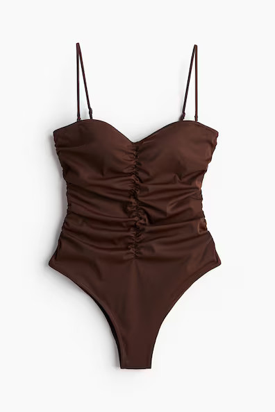 H & M - Medium Shape Badeanzug - Braun - Damen | H&M (DE, AT, CH, NL, FI)