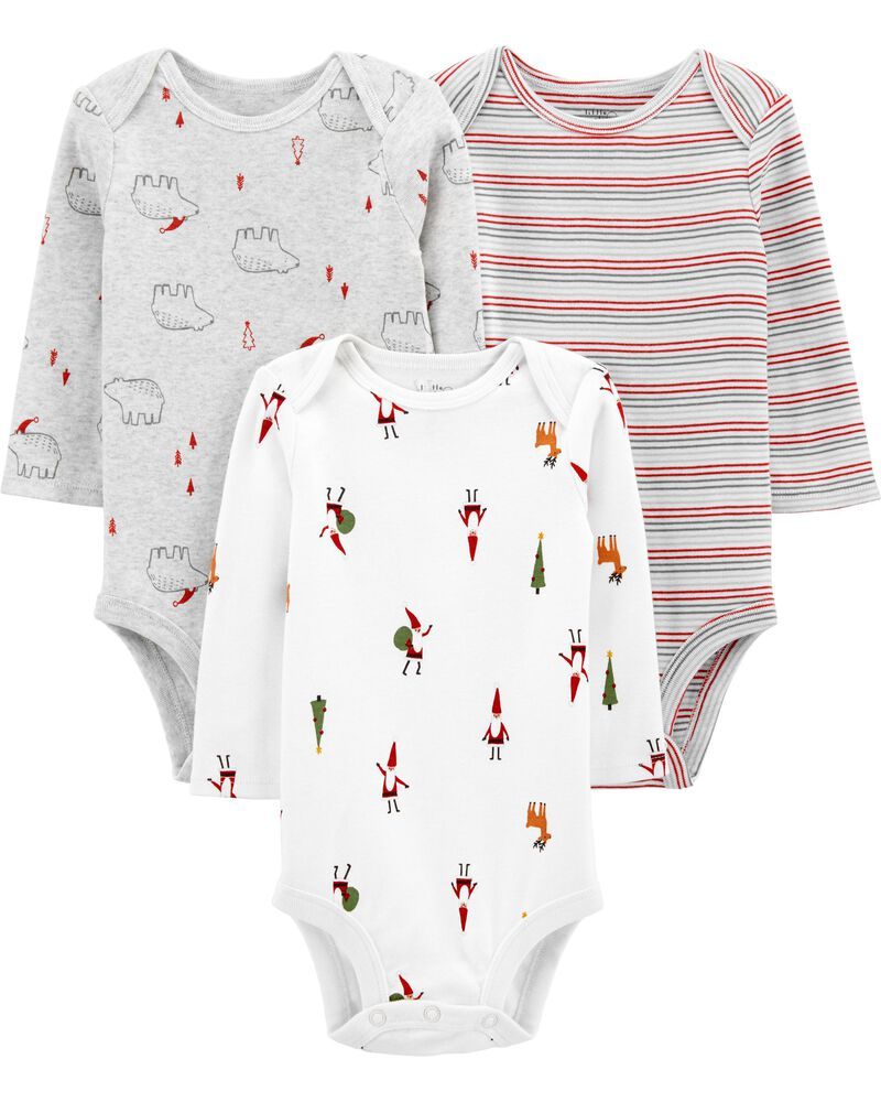 3-Pack Certified Organic Original Bodysuits | Carter's