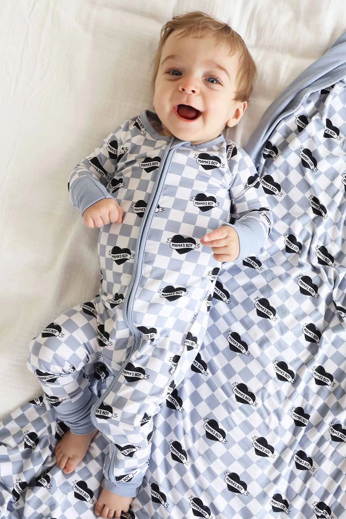 Mama's Boy Convertible Zip Romper | Caden Lane