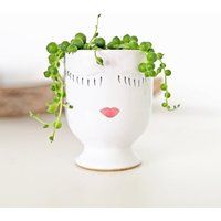 Celfie Planter - Facepot Vase Pot For Plants, Succulents Or Flowers | Etsy (US)