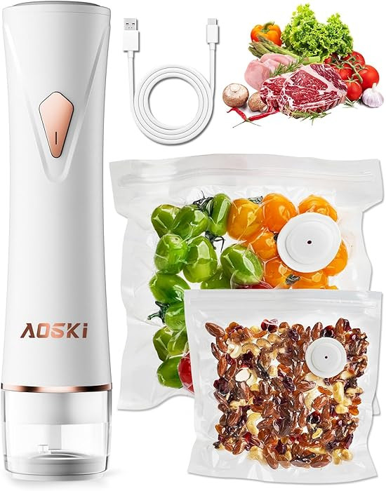 Compact Vacuum Sealer for Food Sealer: Handheld Portable Vacuum Sealer Machine for Food Storage, ... | Amazon (US)