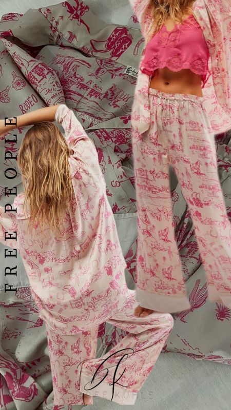 Free people pajama set 
Silky summer set country cowgirl vibes 
Multiple color options 

#LTKFindsUnder100 #LTKBump #LTKFamily