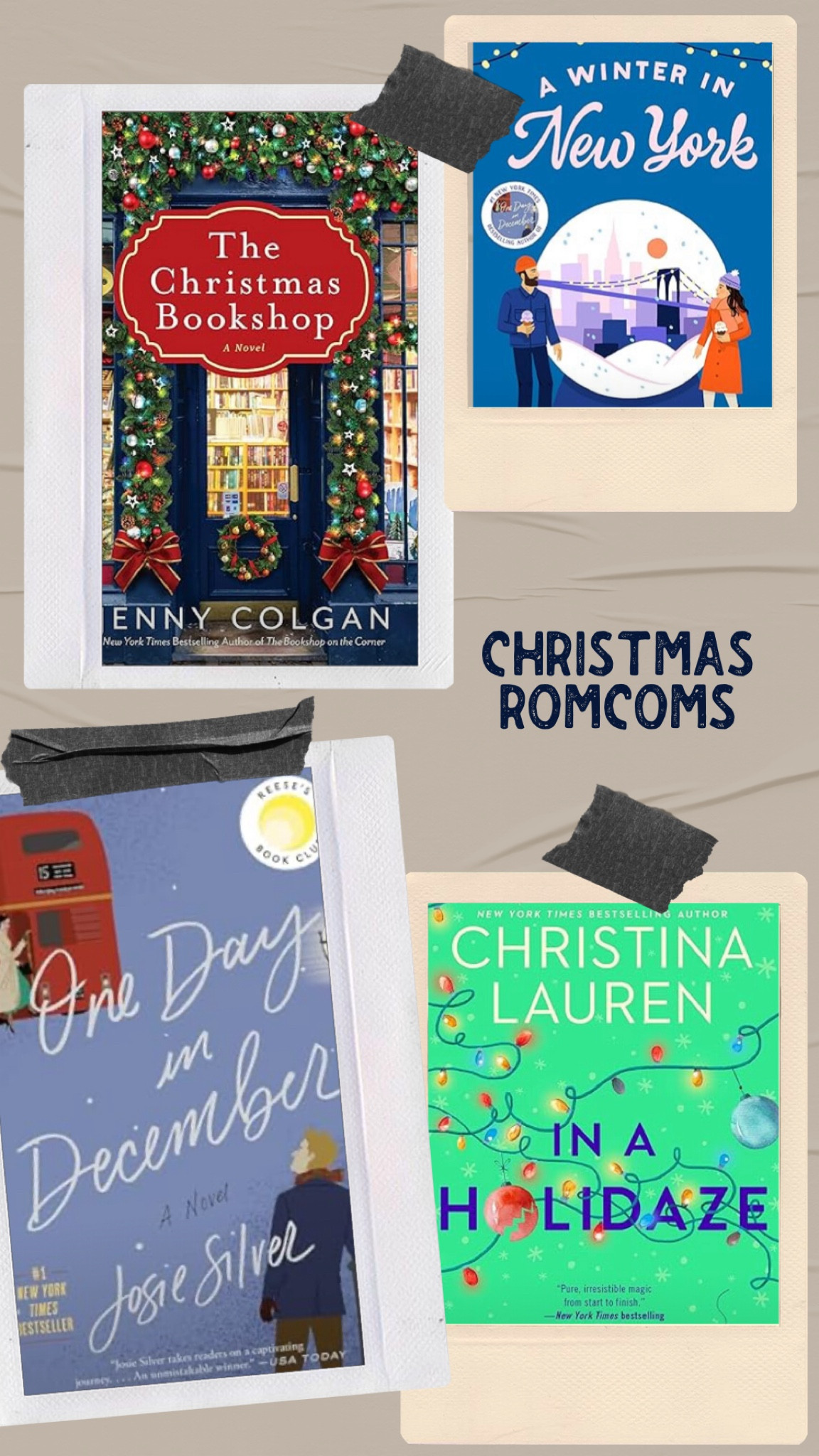 Some sweet holiday meet cutes, some with a hint of smut, but all PG-13 :) 

#LTKHoliday